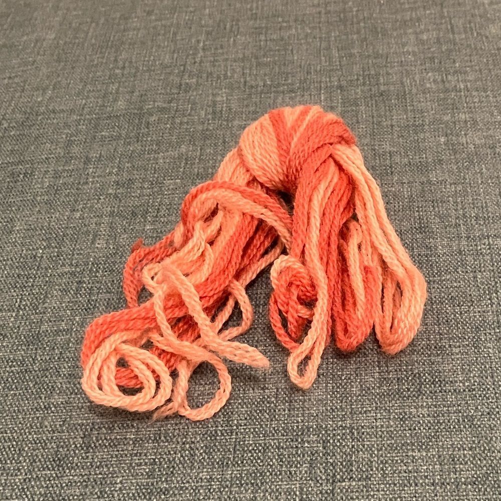 Pink Needlepoint Thread Yarn